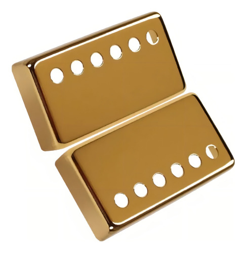 Par Capa P/ Captador Humbucker Metal - Dourado 663