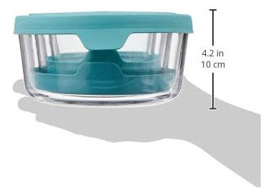 Anchor Hocking Trueseal Recipientes Redondos De Vidrio Para