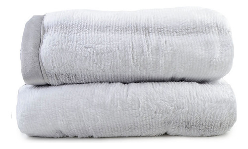 Cobertor King Altenburg Plush Ocean Cinza Nuvem - 1350111