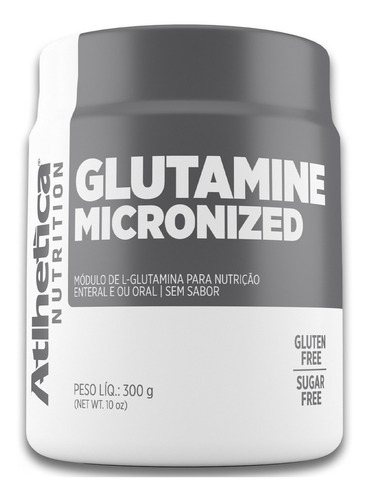 Glutamine Micronized 300g - Atlhetica - Glutamina Pura