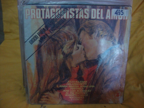 Vinilo Protagonistas Del Amor Bose Madariaga Fabio Netti Cp1