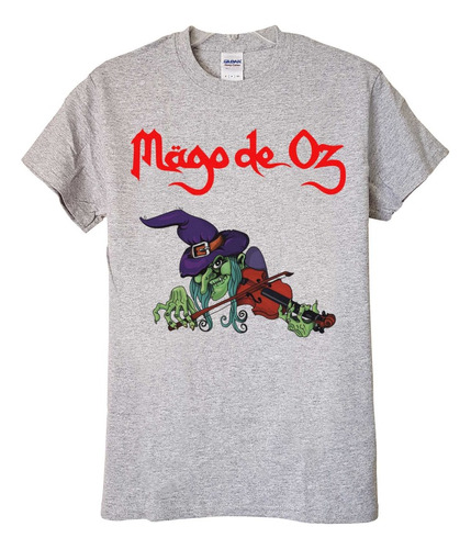 Polera Mago De Oz La Bruja En Colores Metal Abominatron