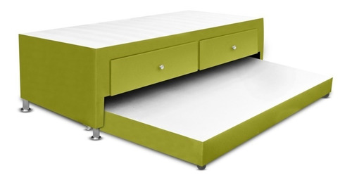 Cama Nido Duplex 120x190 Con Cajones+colchón Aux.