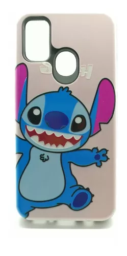 Funda Para Celular Samsung M30s Flores Diseño Stitch Mujer