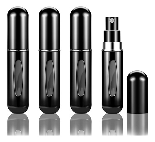 Fivexing 4 Botellas Atomizadoras De Perfume Recargables, Min