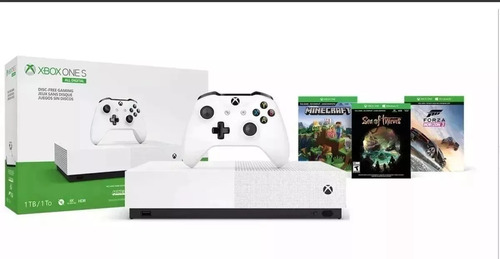 Xbox One S All Digital 1tb + 2 Juegos Ultimo Modelo 2020