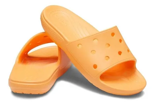 Cantaloupe crocs slides sales