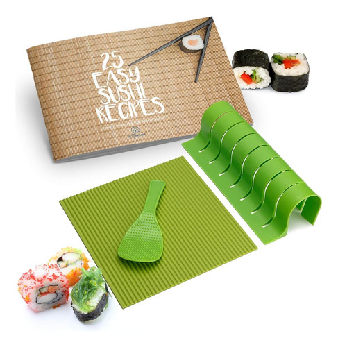 Kit Para Hacer Sushi - Rodillo De Sushi De Silicona Con Pale