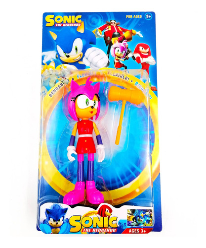 Muñeco Sonic Boom Individual Tails Amy Eggman Metal Sonic