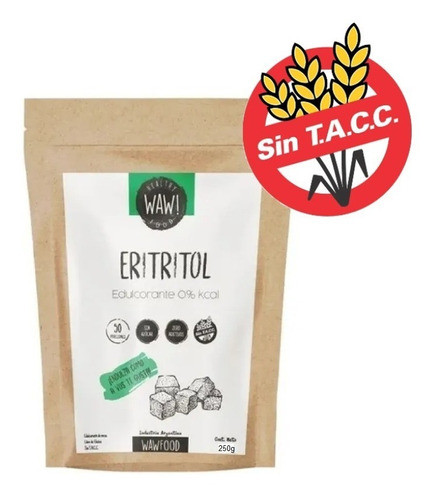 Edulcorante Eritritol X 250g - 100% Natural - Sin Tacc -