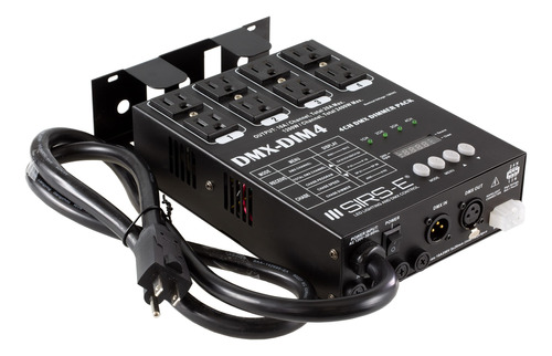 Atenuador Dmx 4 Canal Doble Salida