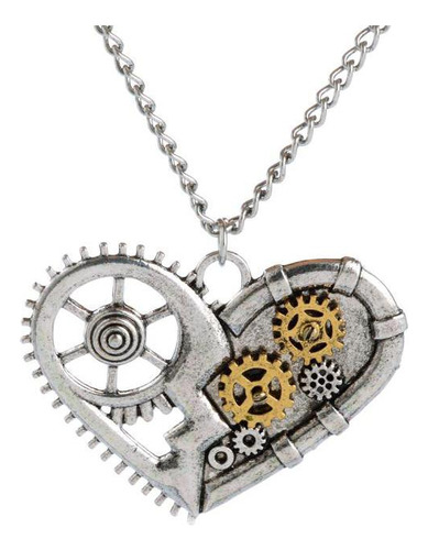 Steampunk , Reloj, Engranaje, Colgante Para Unisex