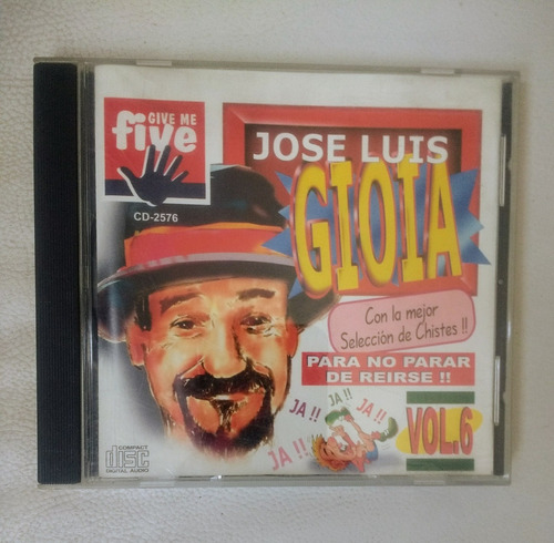 José Luis Gioia Give Me Five Vol 6 Cd Selección De Chistes