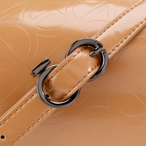 Bolsa Crossbody Cloe Onola Mediano Color Marrón claro