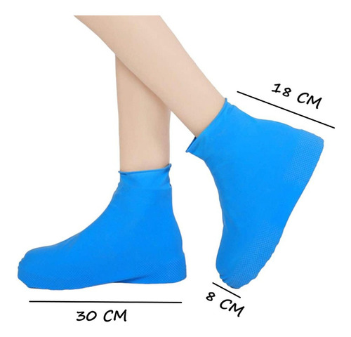 2 Fundas Calzado Impermeables Cubre Calzado Aislante Lluvia