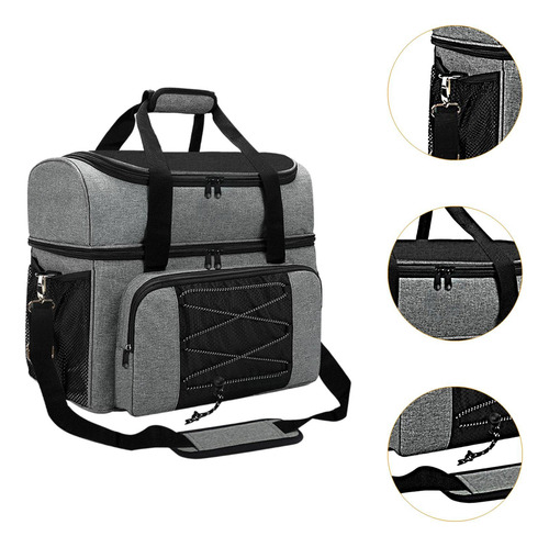 Bolsa Para Bolas De Bolos Con Compartimento Para Zapatos,