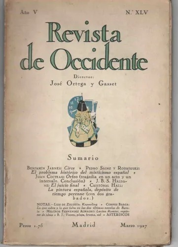 Revista De Occidente / N° 45  ( 1927 ) 