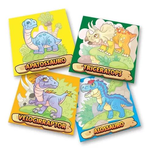 Jogo Da Memoria Dinossauros Cartas De Dinossauros Jogo Tabuleiro E Cartas