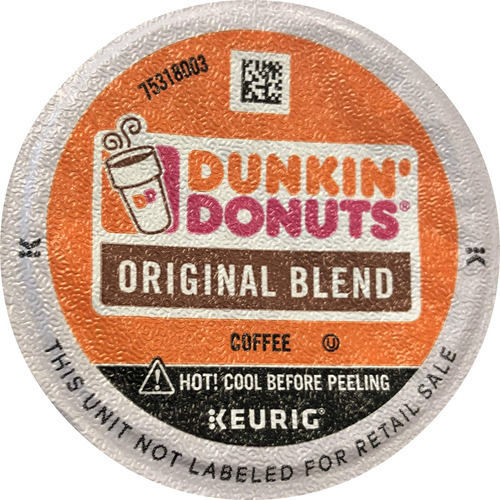 Dunkin Donuts Mezcla Original, Capsulas K-cup.