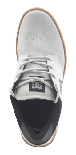 Zapatilla Dc Shoes Modelo Plaza Tc Ss Gris Tiza Marrón Nueva