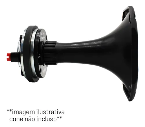 Driver Titânio Trio 75w Rms 8 Ohms Corneta Hiken Dv-300ti