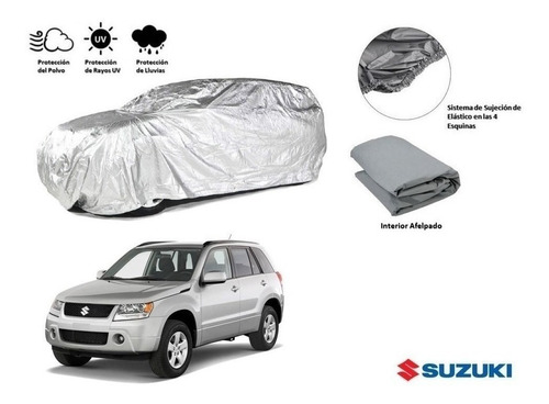 Cubierta Funda  Auto Afelpada Suzuki Vitara 2.4l 2010 Msi