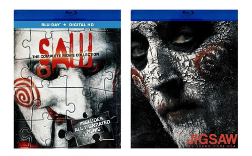 Saw 1 2 3 4 5 6 7 8 Paquete Peliculas Blu-ray