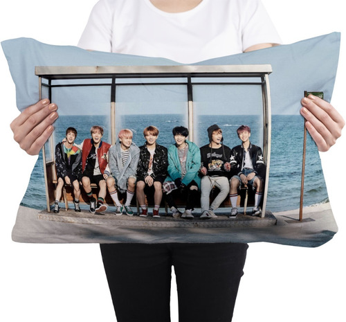 Cojin Almohada Bts K Pop Grupo Diseño Unico Poliester Arte Color Bts 03
