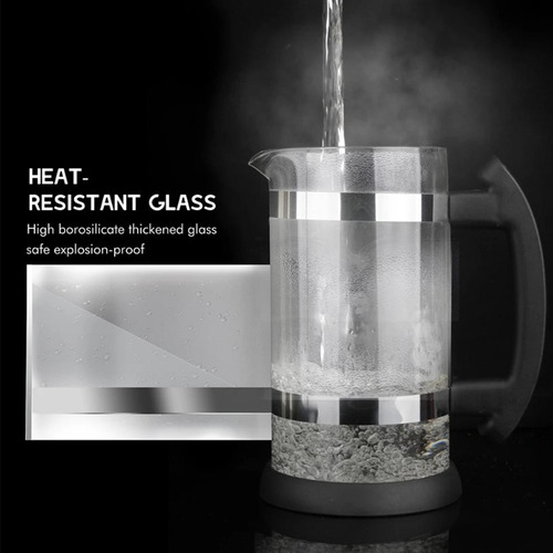 34oz 1000ml Café Francés Prensa Máquina De Té Resistente