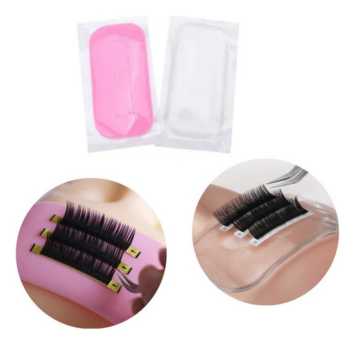 5 Pz De Base De Silicona Extensión De Pestañas Volumen Ruso
