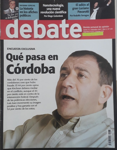Revista Debate ¿qué Pasa En Córdoba?