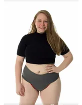 Comprar Kit 3 Bombachas Fitness Talla Grande Citura Alta Moderado