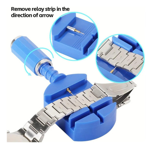 Kit Herramienta Reparacion Reloj Relojero Joyero 147 Piezas