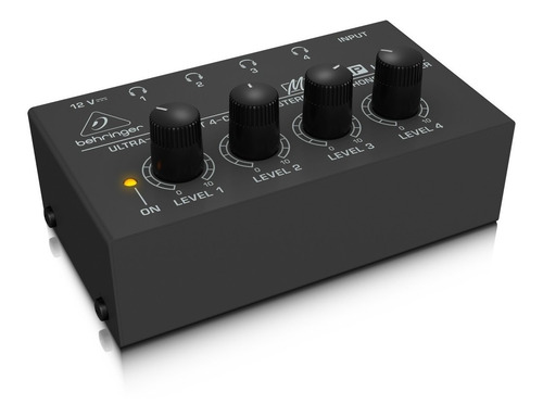 Imagen 4 de 4 de Amplificador De Auriculares Behringer Ha400 Micro Amp P