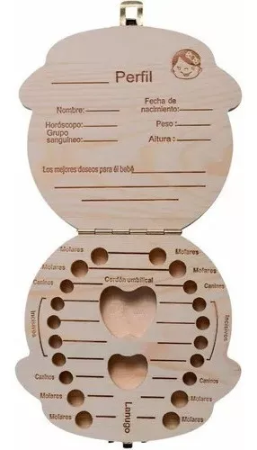 Caja Guarda Dientes De Leche Y Cordón Umbilical