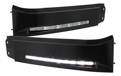 Toyota 07-13 Tundra / Sequoia Black Led Drl Bumper Fog L Jjd