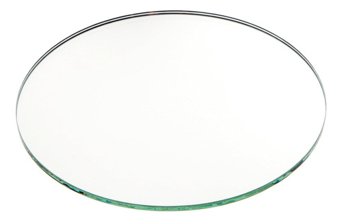 Espejo Redondo De Vidrio Sin Bisel 5x5 Pulgadas 3mm