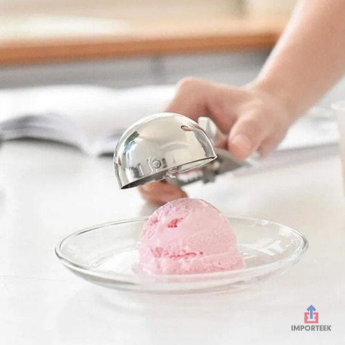 . Cuchara Servidor Bolas Helado Nieve Acero Inoxidable Hogar