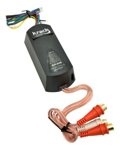 Convertidor Alta A Baja Con Remoto 4 Canales Krack Kh04r