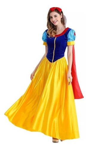 Vestido De Cosplay Adulto Blancanieves Chica Princesa Vestid