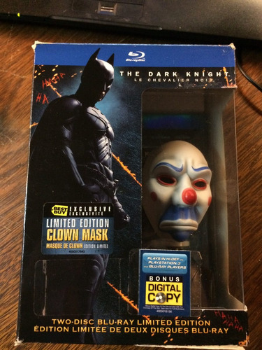 Batman: The Dark Knight. Limited Edition Bluray - Clown Mask