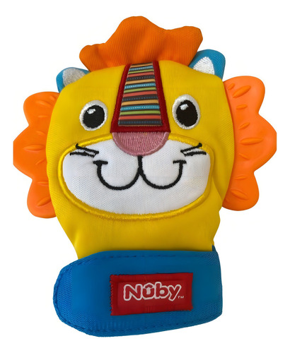 Mordedera Guante Suave De Nuby Happy Handimals Color León