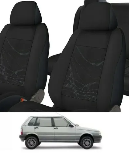 comprar Capa De Banco Carro Tecido Original Uno Mille Fire 4 Portas