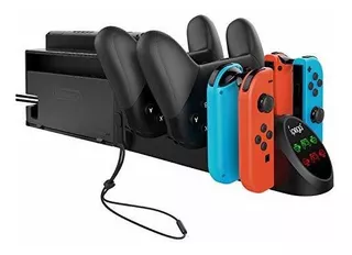 Base De Carga Para Nintendo Switch Joy-con Y Pro Controller,