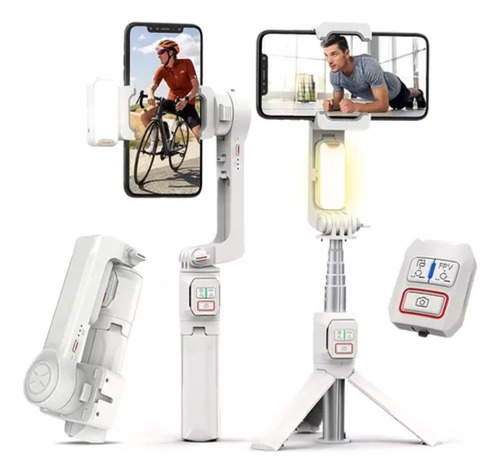 Gimbal Estabilizador Axnen A10 Beige