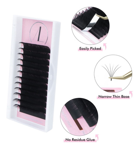 Allove Extensiones De Pestañas Clásicas De Cachemira, 0.0.