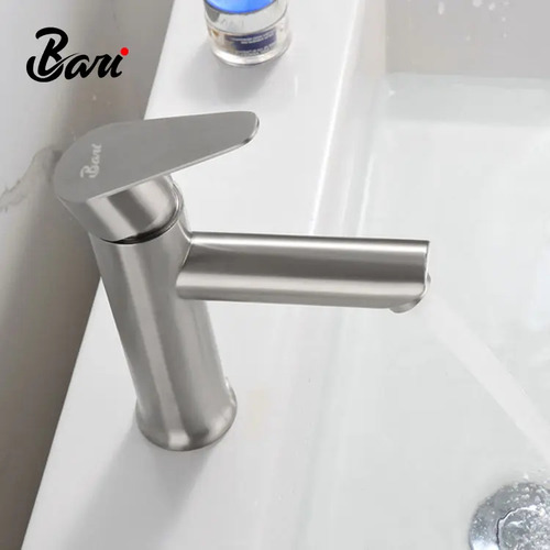 Grifería Institucional B Para Baño Brush Nickel Bari