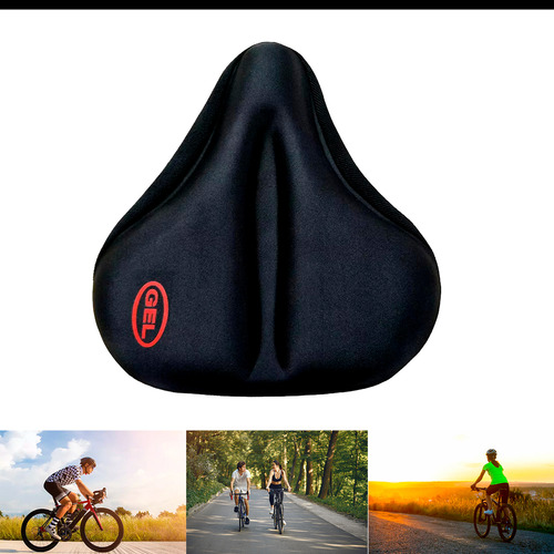Capa De Assento Super Macia Grande Larga Extra Spinning Mtb