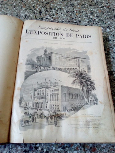 Antiguo Libro Exposision De Paris 1900 Original De Coleccion