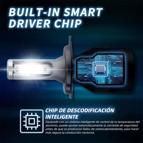 P Kit Luces Led Para Chevrolet 8000lm Luz Alta/baja+luz